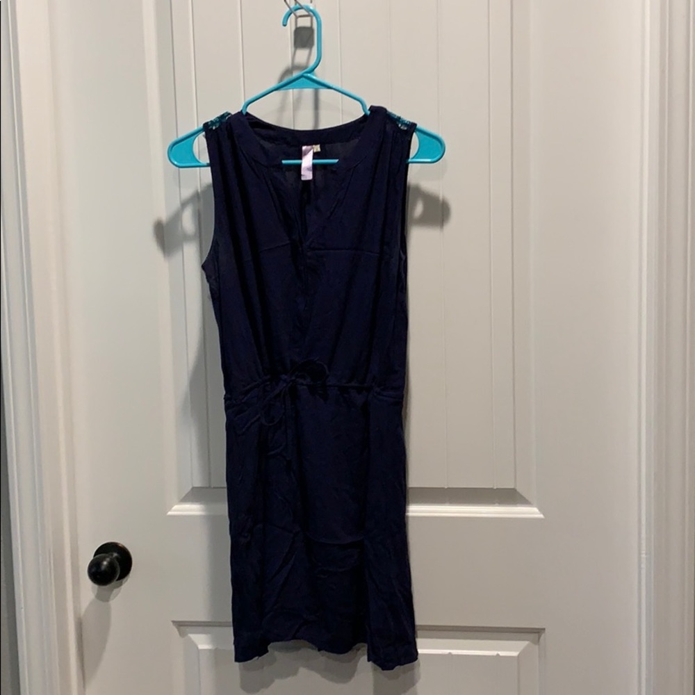 Navy blue dress